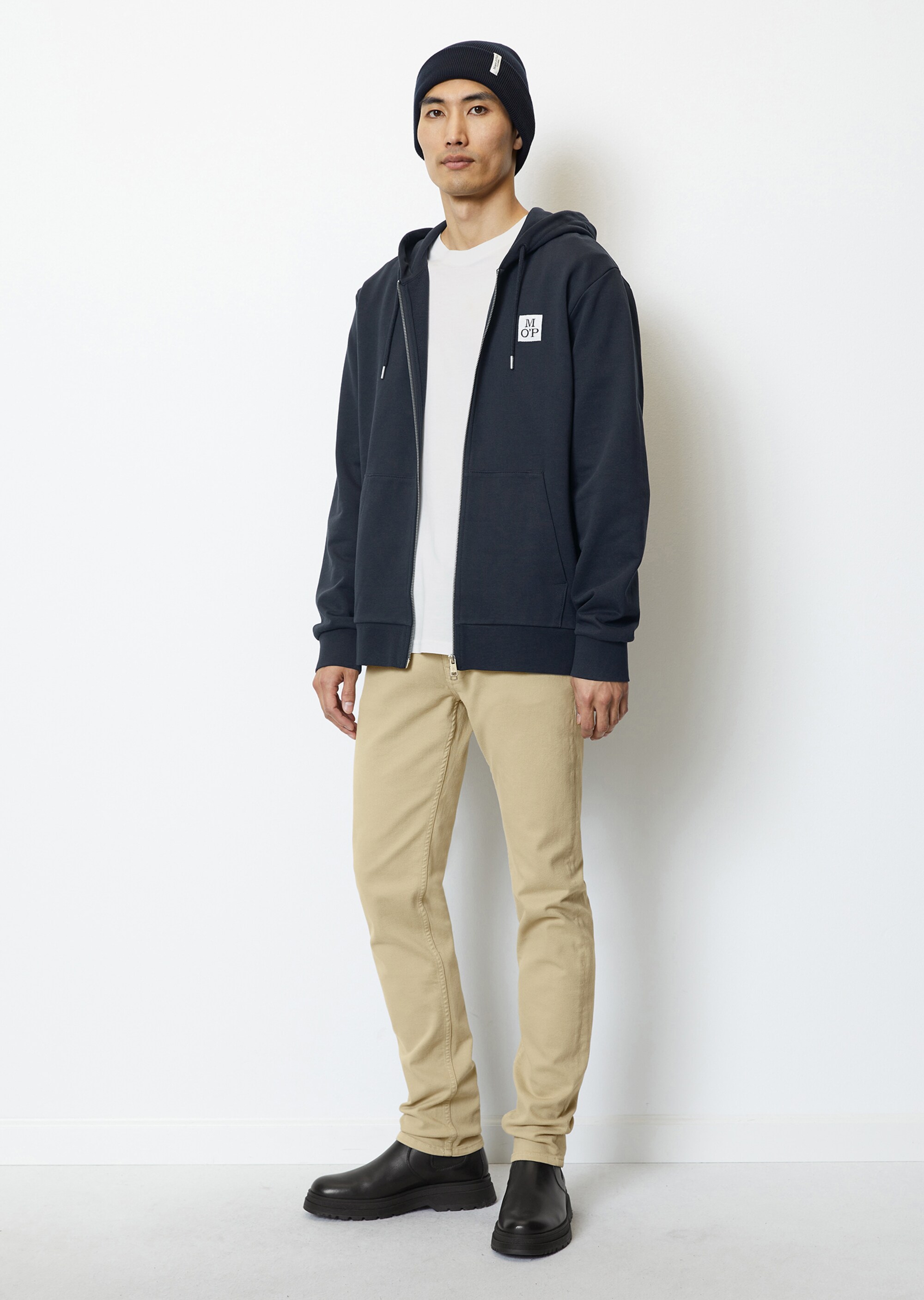 Kapuzen-Sweatjacke regular aus Organic Cotton