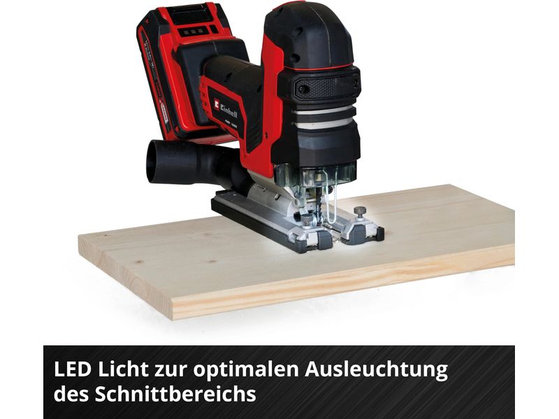 Einhell Professional Akku-Stichsäge TP-JST 18/135 Li BL 1 x Stichsäge für präzise Schnitte bis 135 mm in Holz und 10 mm in Stahl