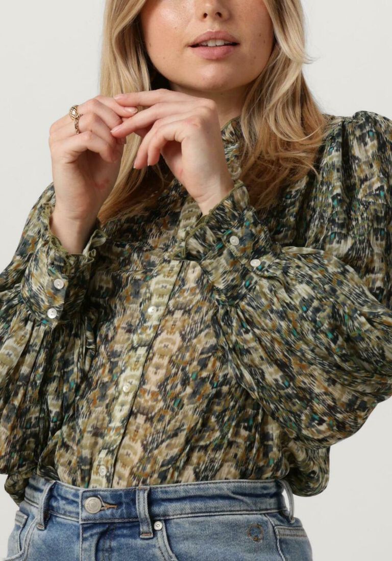 CIRCLE OF TRUST lichtblauwe circle of trust blouse puck blouse