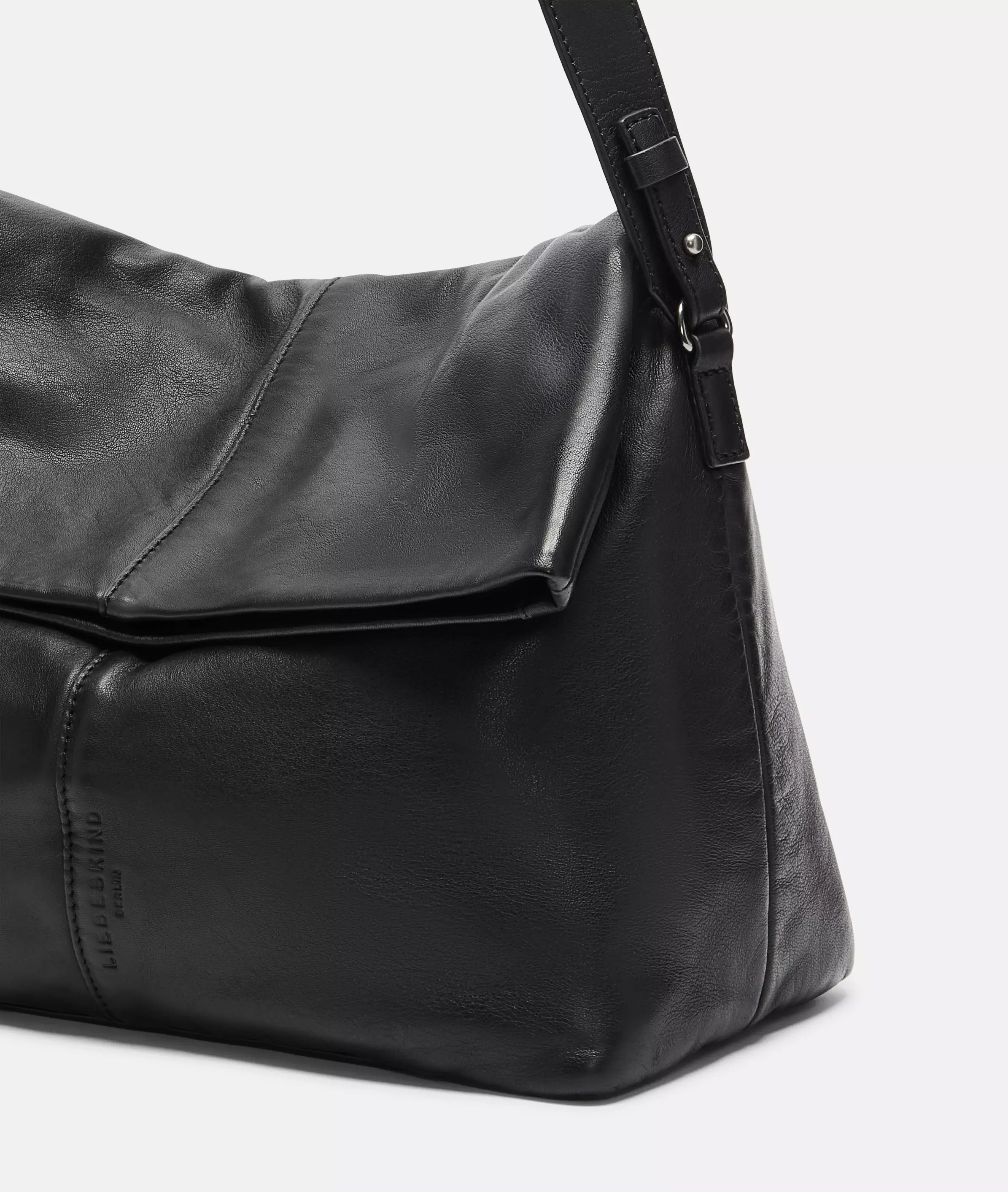 Fiona Hobo M Spacious sheepskin hobo bag