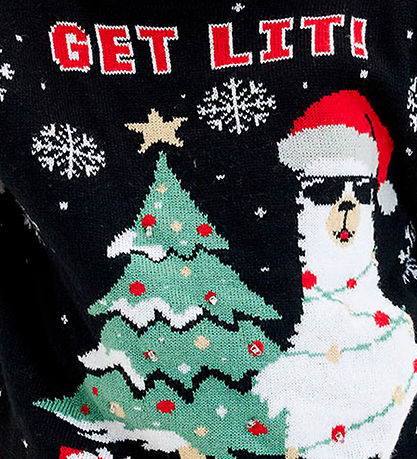Jule-Sweaters Bluse m. Hell - Holen Sie sich Lit - Schwarz