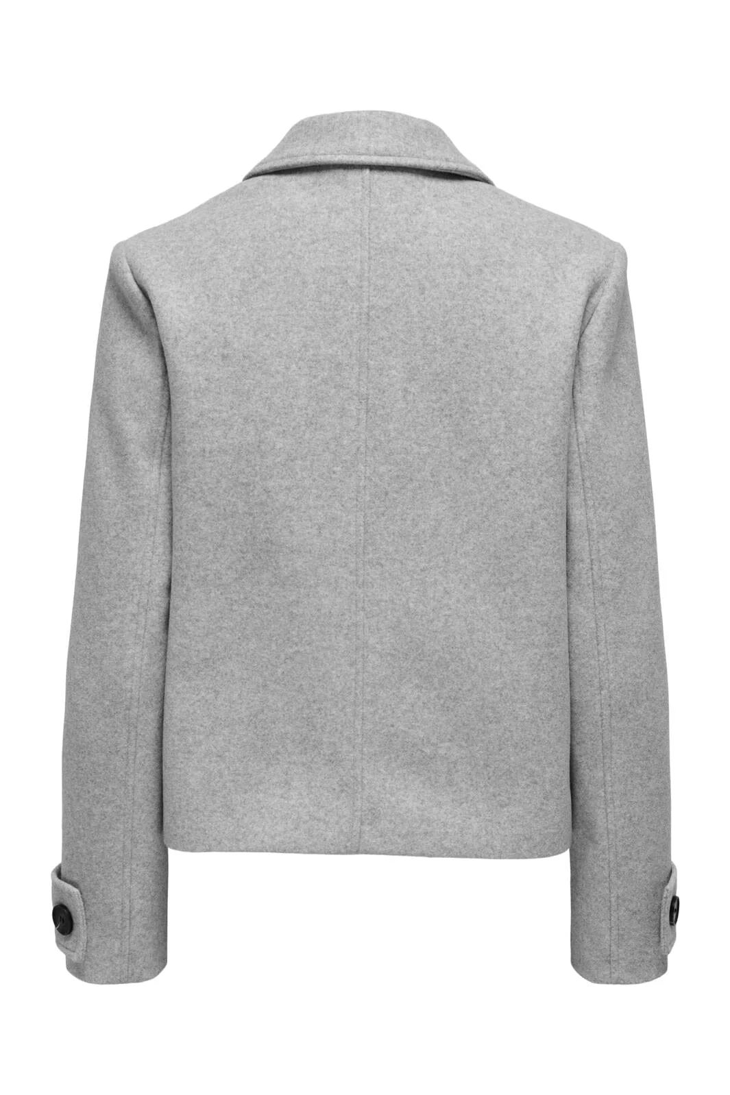 Only Onlfreja Life Short Db Jacket 4595231 light grey melange melange