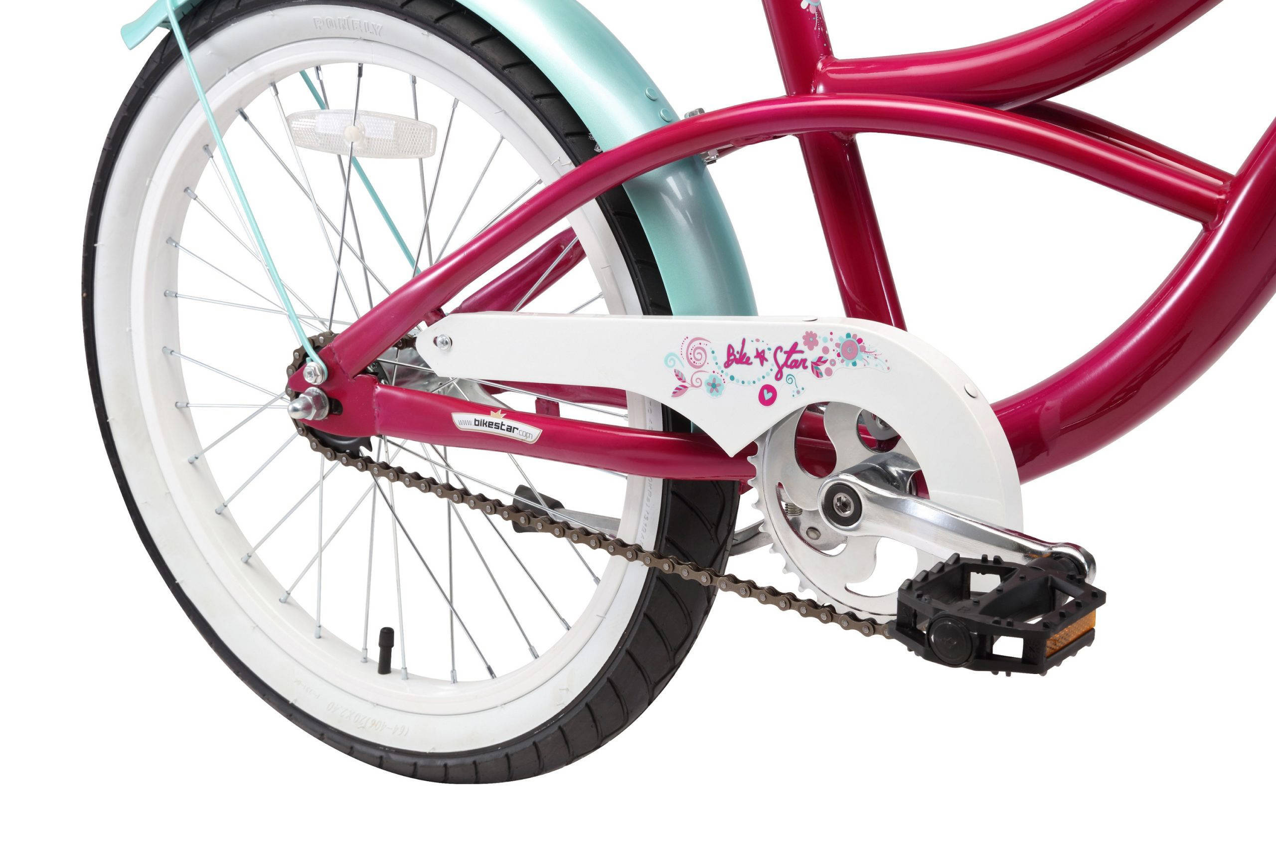 BikeStar Cruiser kinderfiets 20 inch lila