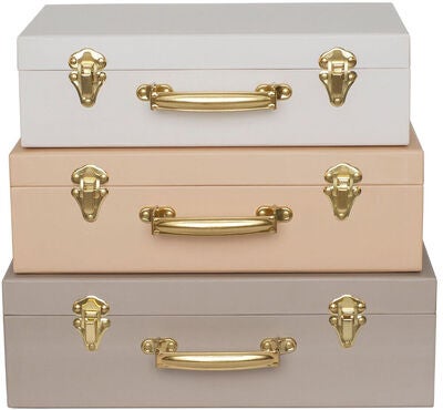 Jabadabado Kofferter 3-Pack, Beige