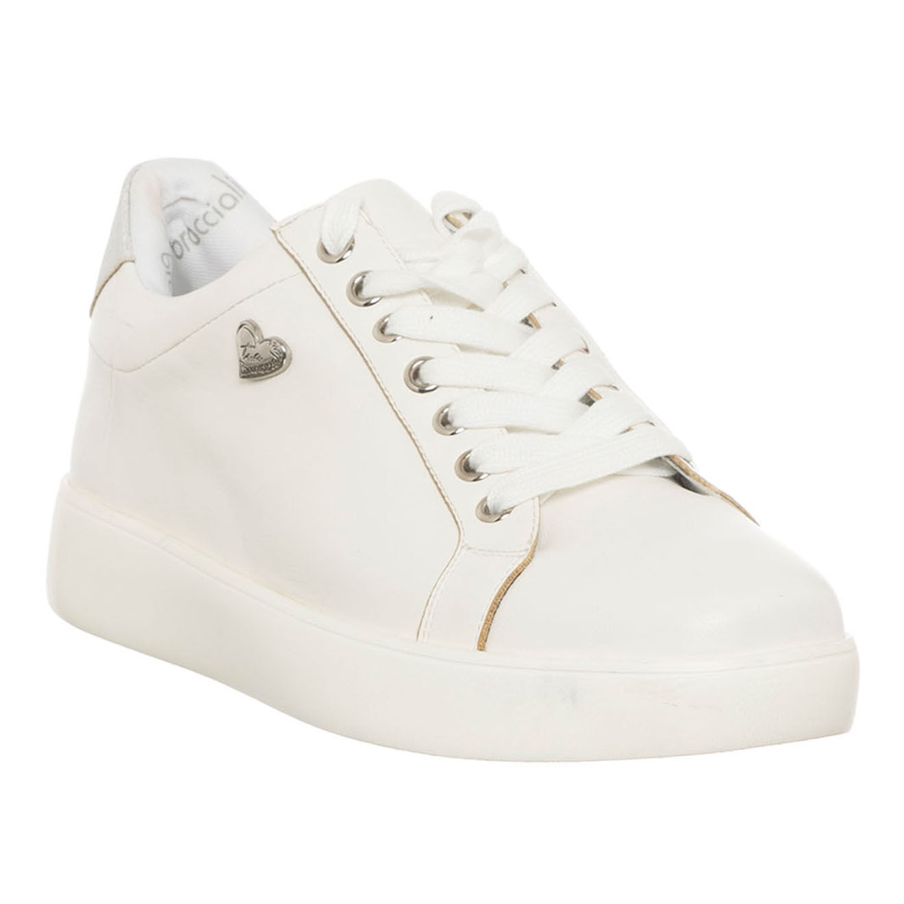 Tua By Braccialini Sneakers en Cuir Cali blanc/écru