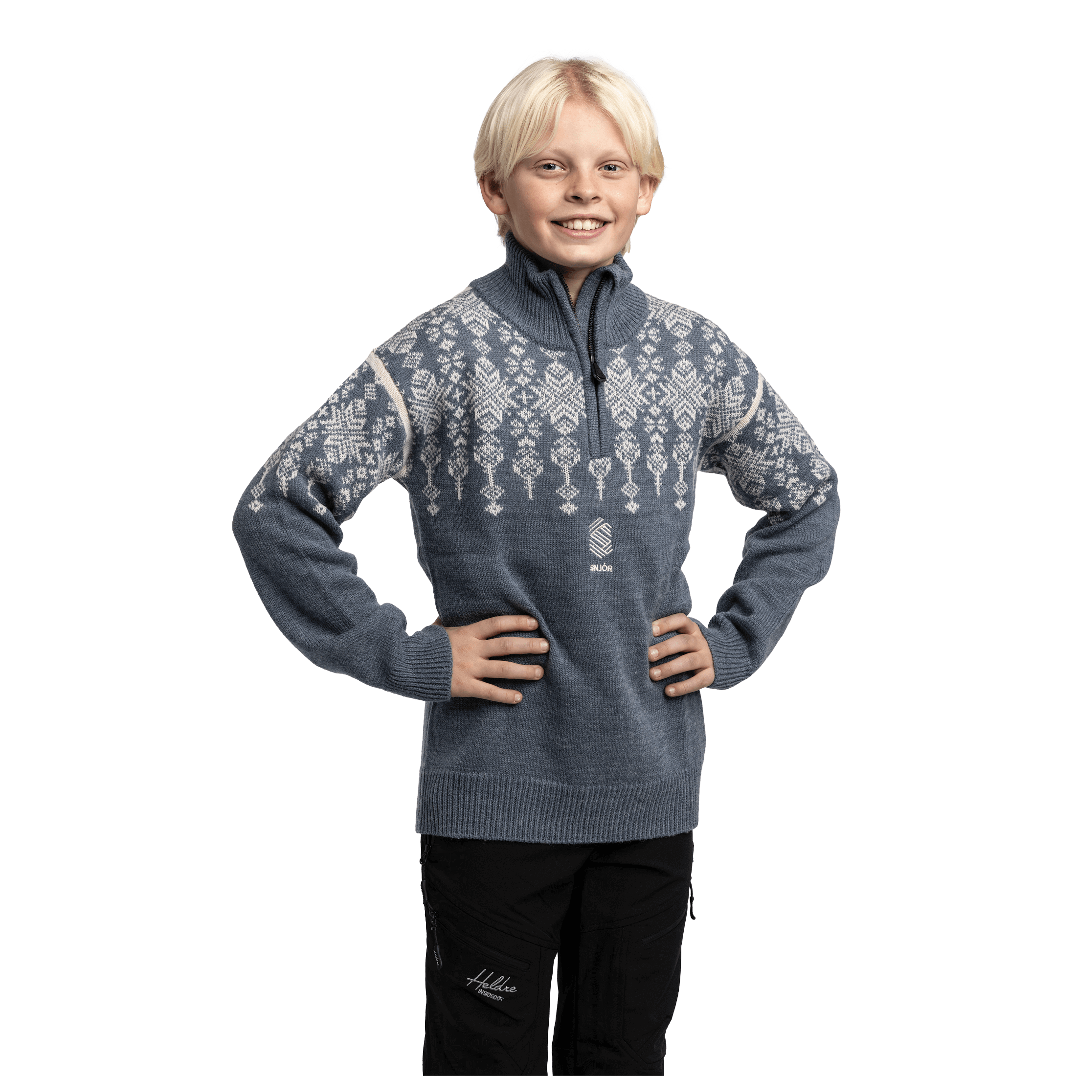 Snjór Jostedal ullgenser høy hals jr - Mellomlag