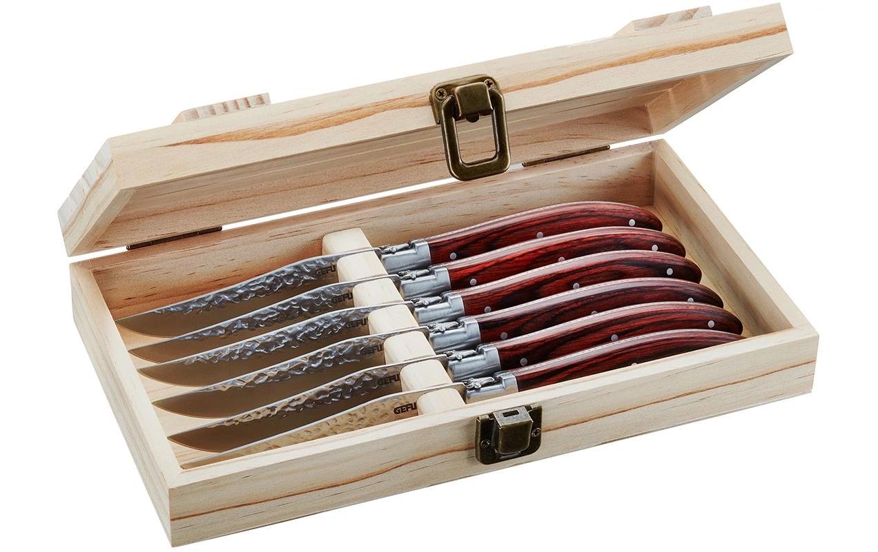 Steakmesser-Set Rancho 6 StückSteakmesser in edler Kiefernholz-Box