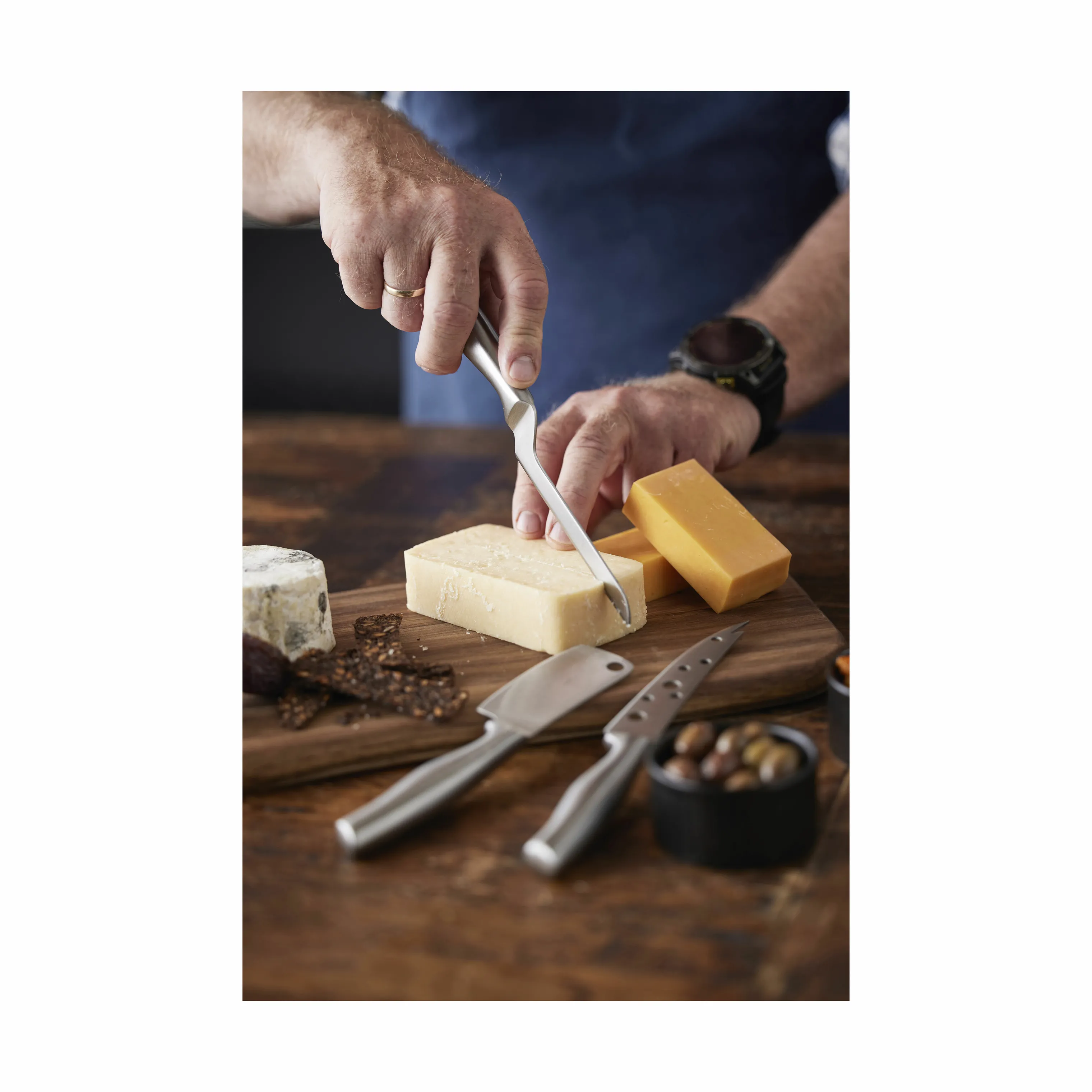 Holm Ostebræt -  m. 3 knive