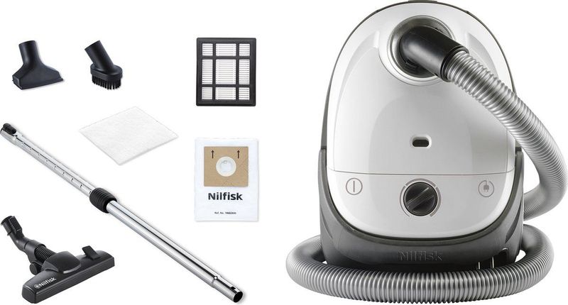 Nilfisk One wit -Stofzuiger -Stofzak -Sledestofzuiger