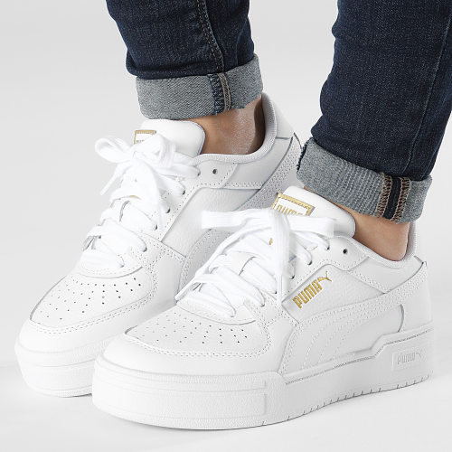 Baskets Femme Cali Dream Leather 392730 Puma White Puma Black