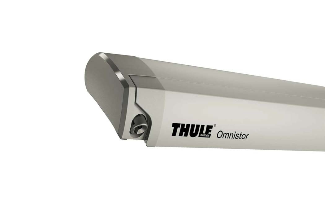 Thule Omnistor 9200 Dachmarkise Cream Beige Tuchfarbe Mystic Grau Länge 4,5 m