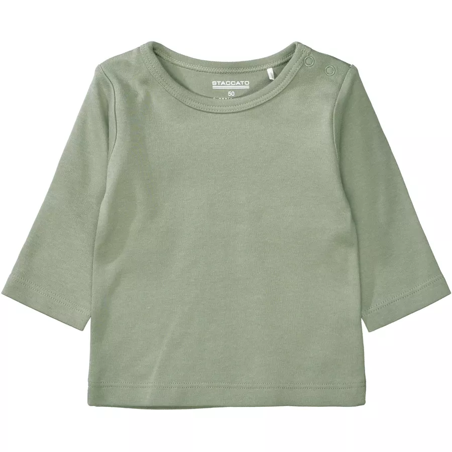Staccato Strampler+Shirt offwhite gestreift