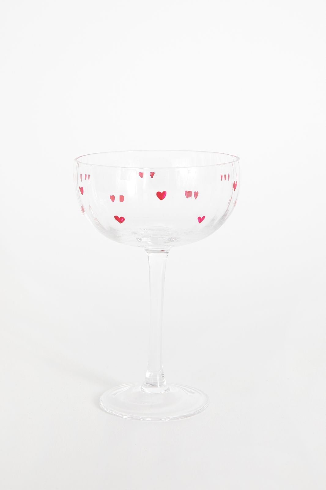 Champagneglazen met hartjes