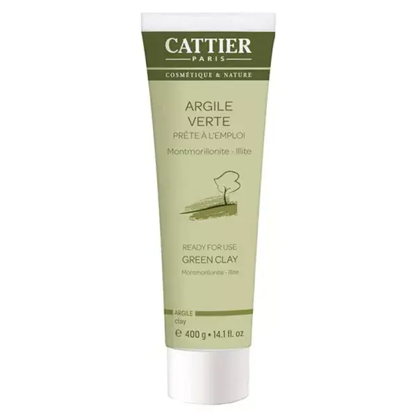 Argila Verde Pronta para Uso Cattier 400g