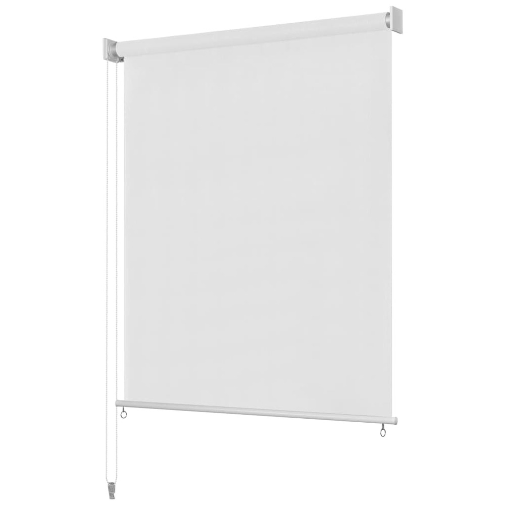 Store roulant d'extérieur blanc 60x140 cm pehd