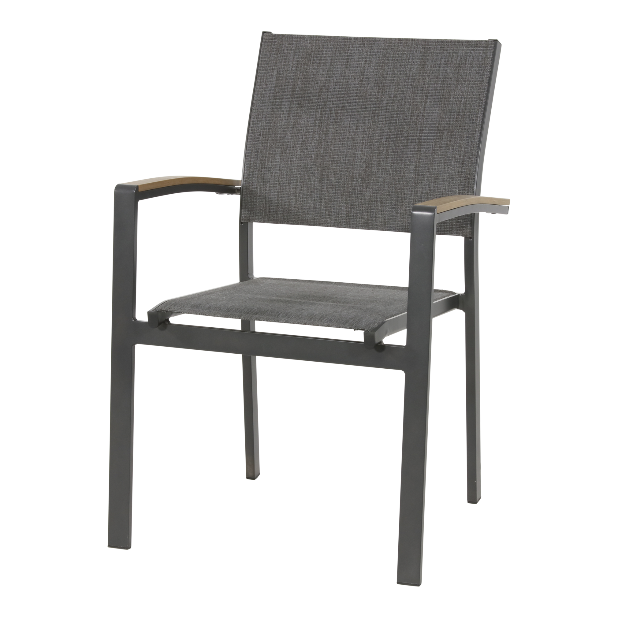 Lesli Living Arezzo - Tuinstoel - Grijs - 1x57x62 cm