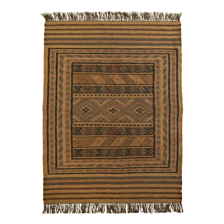 Madam Stoltz Tapis Kelim | Terracotta