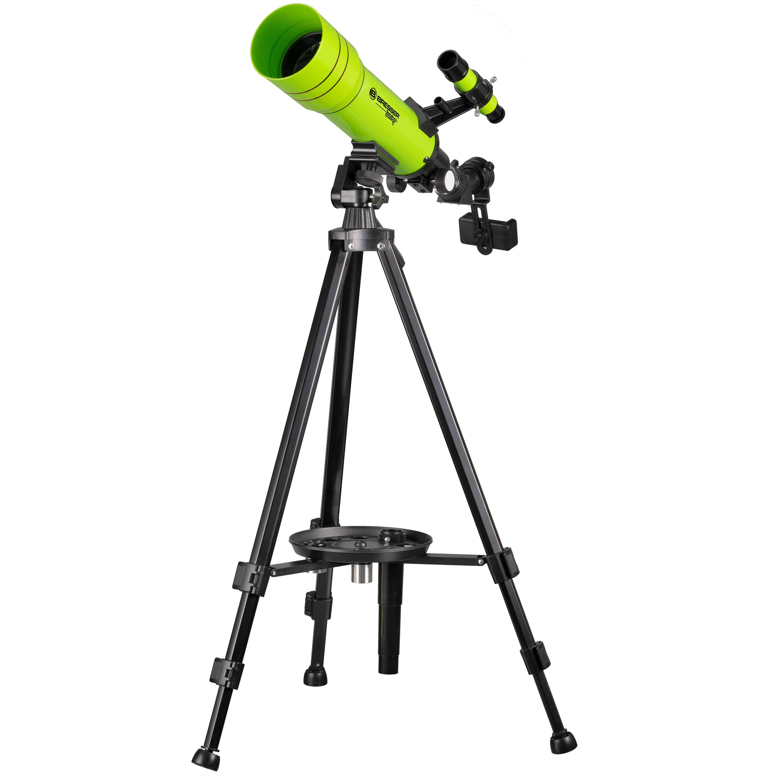 BRESSER JUNIOR Linsenteleskop 70/400 mit Rucksack Farbe: grün