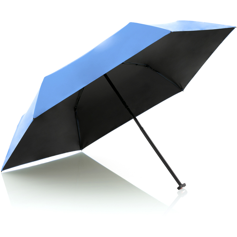 Knirps Regenschirm Ultra Light Heat Shield, blau/schwarz