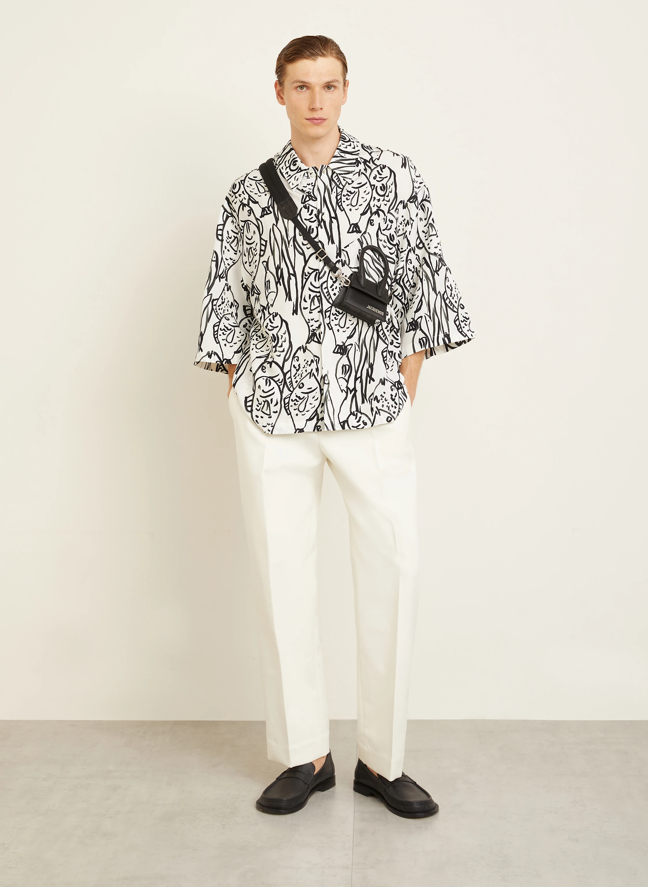 JACQUEMUS Kurzarm-Hemd LA CHEMISE ALOE Comfort Fit