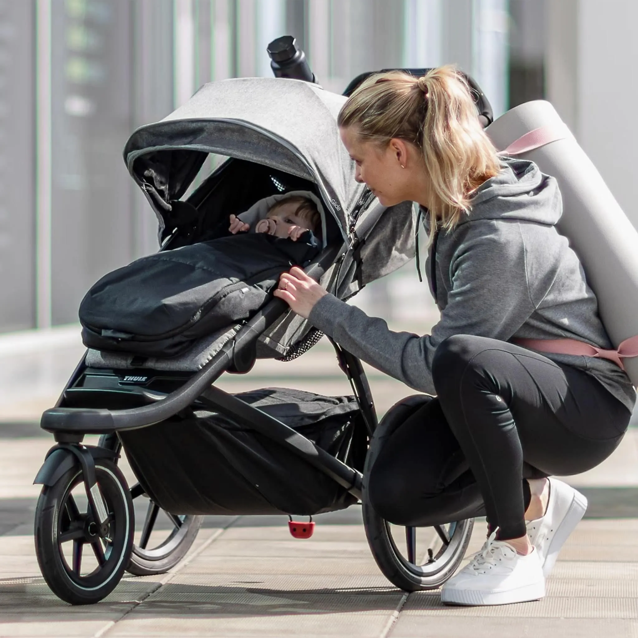 Thule Nid Nouveau-Né pour Poussette Urban Glide  Spring  Shine