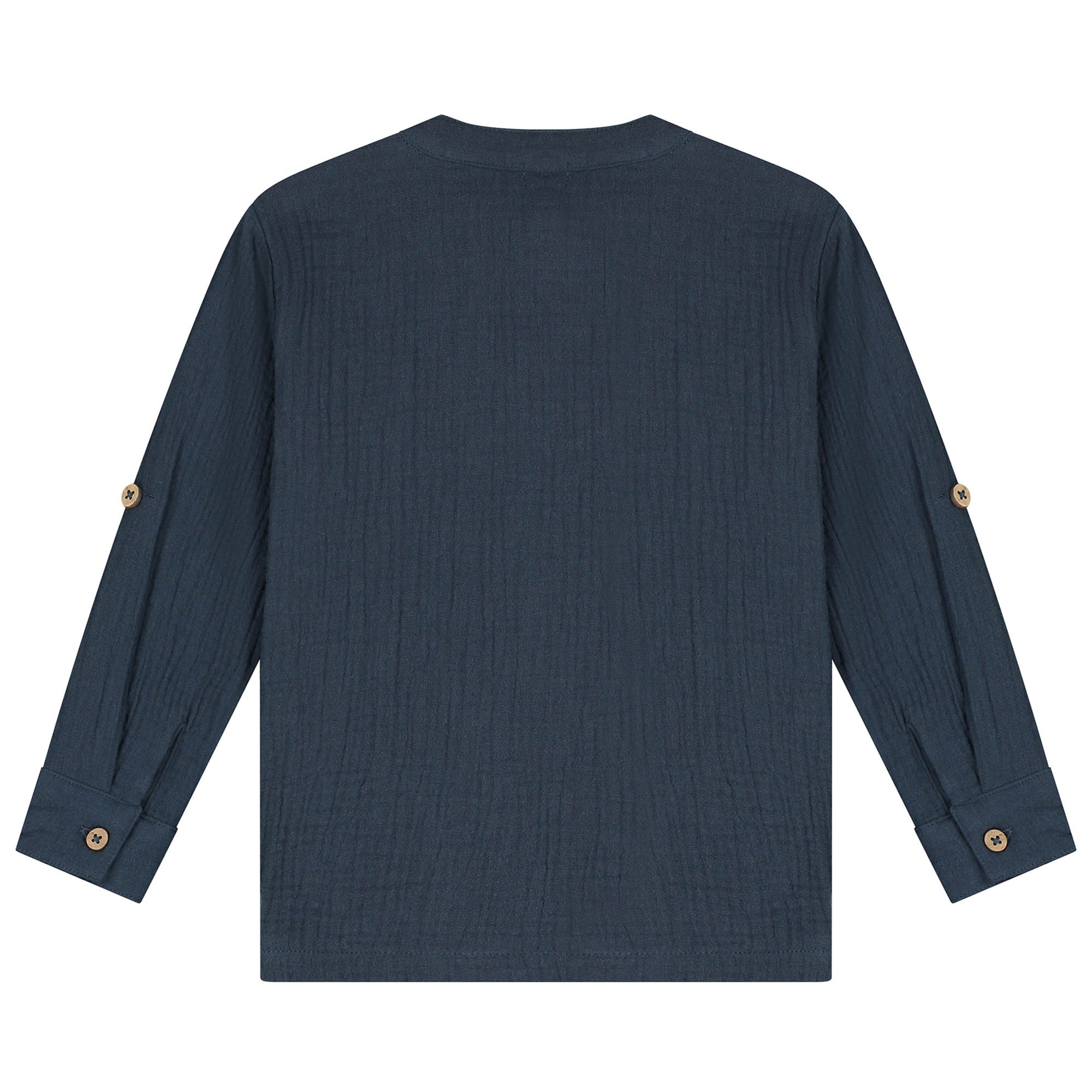 Prénatal baby blouse lange mouwen effen denim