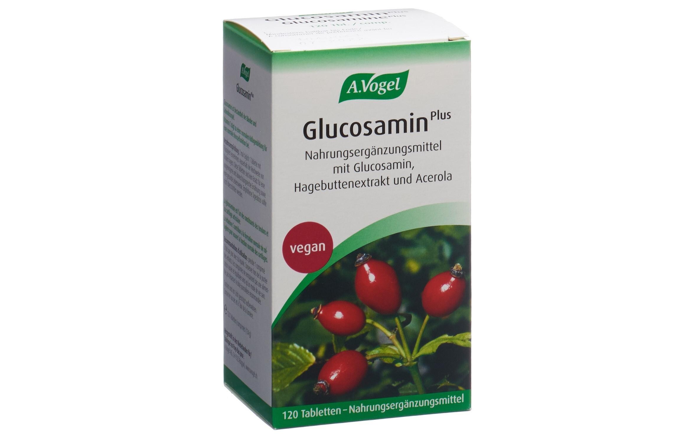Glucosamin Plus 120 TablettenVegane Nahrungsergänzung mit Glucosamin