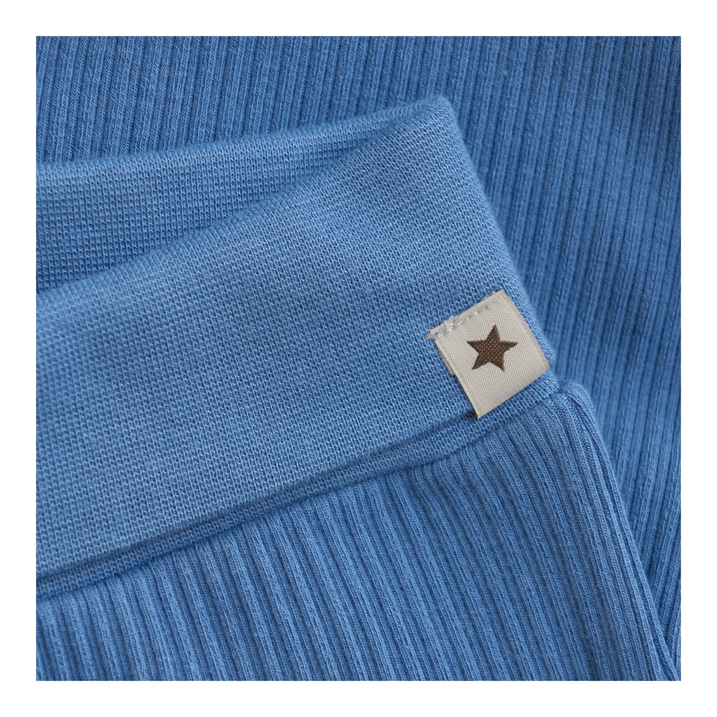 Huttelihut Jogginghose Tencel™ Rippqualität blau