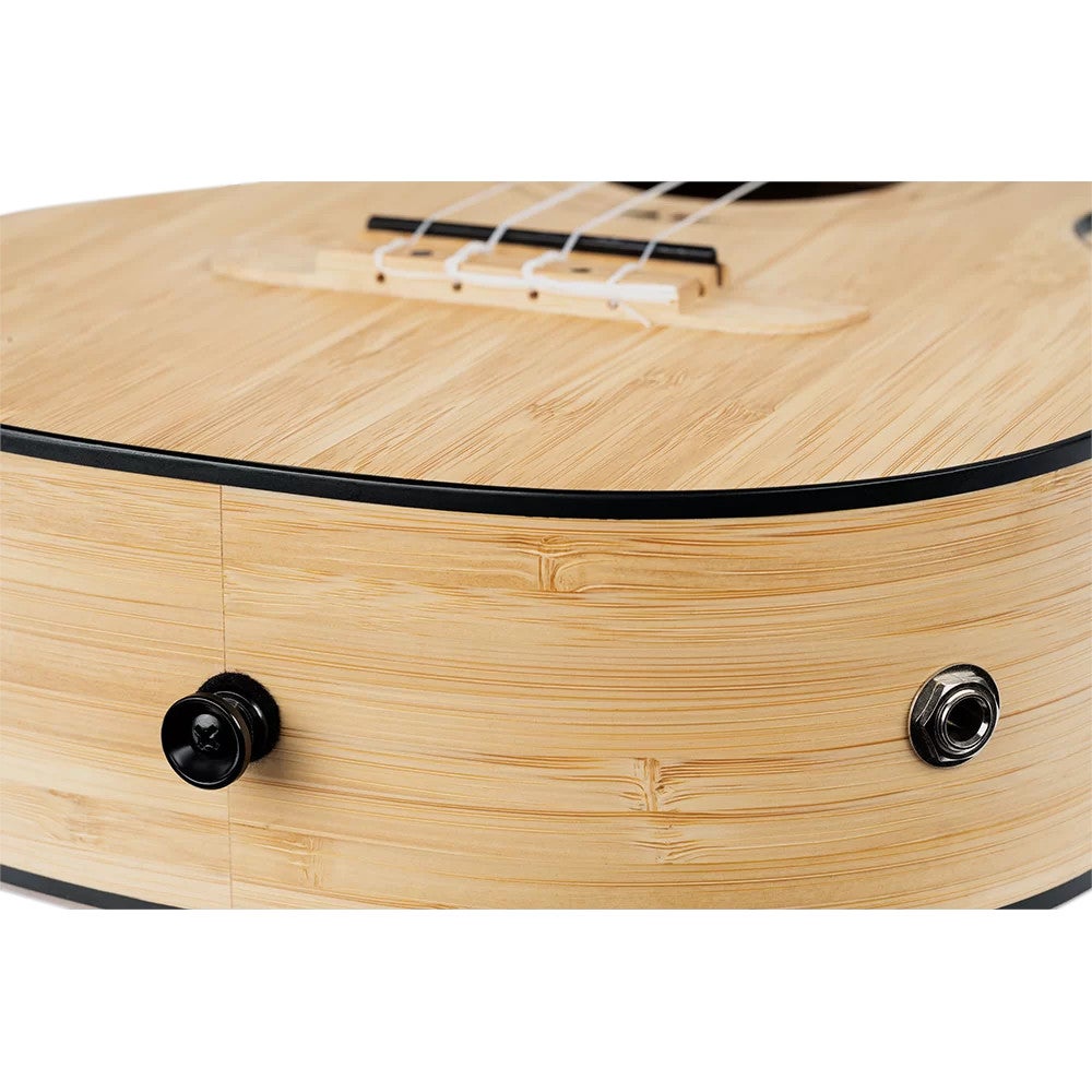 Ortega RUNAB-TE Bamboo Series Tenor Size Ukulele Natural E/A tenor ukelele met gigbag