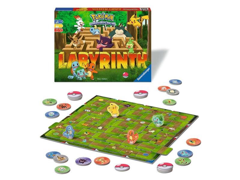 Ravensburger Familienspiel Pokémon Labyrinth Spieleklassiker mit Pokémon Thema