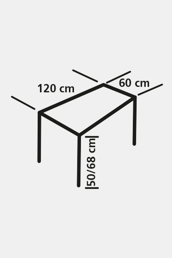 Eurotrail Eurotrail Cadiz L Campingtafel 120 x 61 x 68 cm