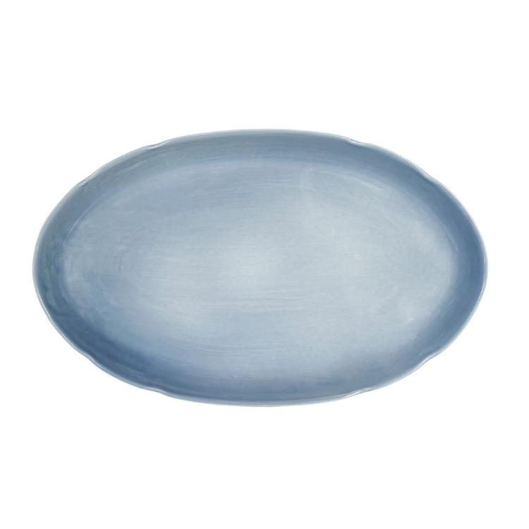 Royal Goedewaagen Oval Dish 38x23 Water Blue