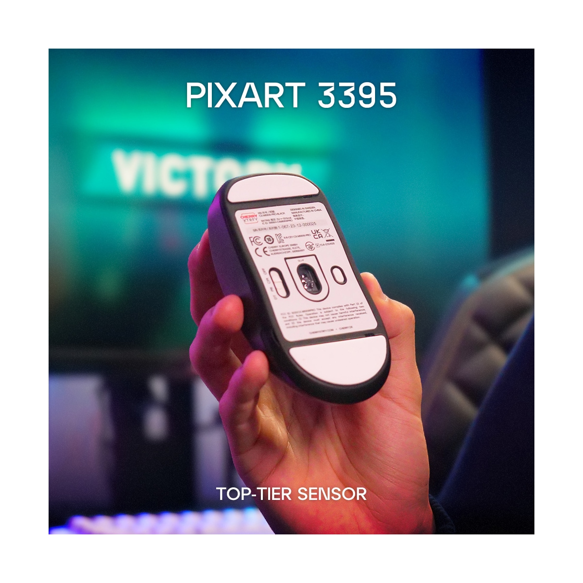Cherry Xtrfy M64 PRO gamingmus (sort)
