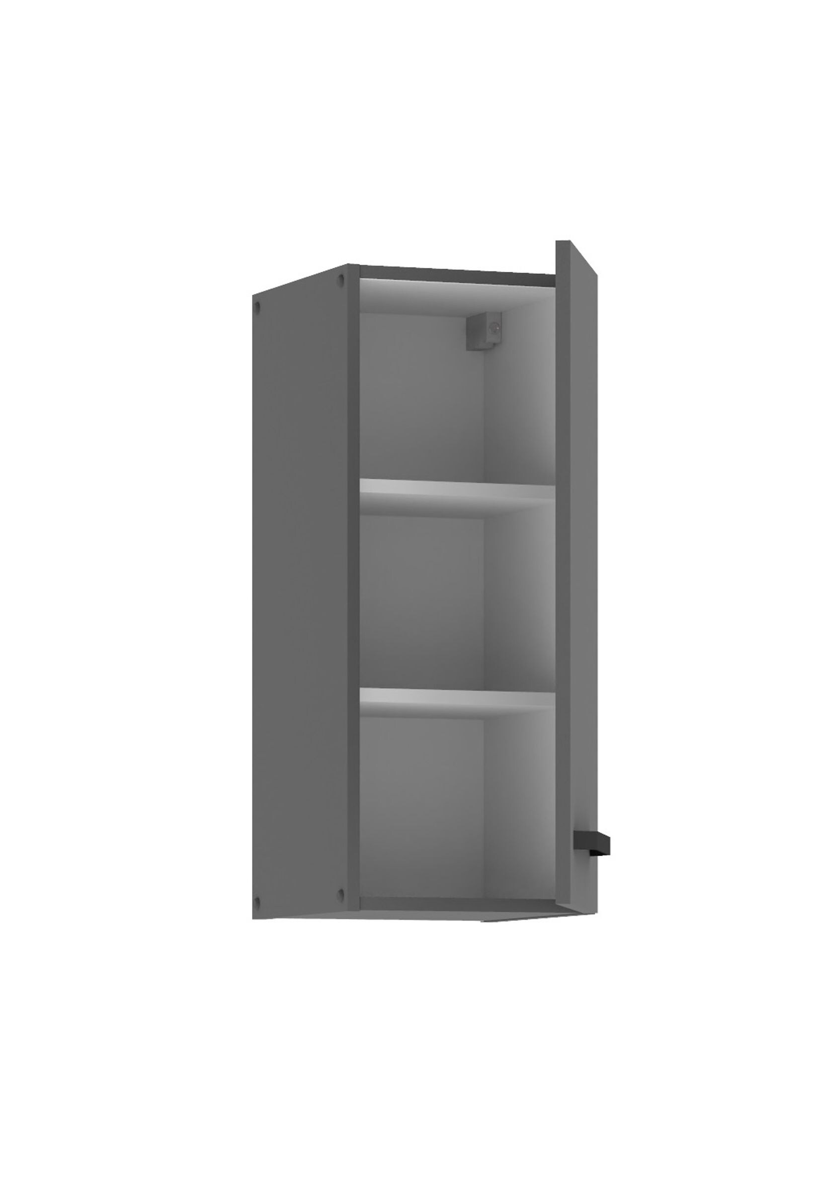 Küche NESSA Hängeschrank 30 cm Anthrazit Küchenzeile Küchenblock Einbauküche