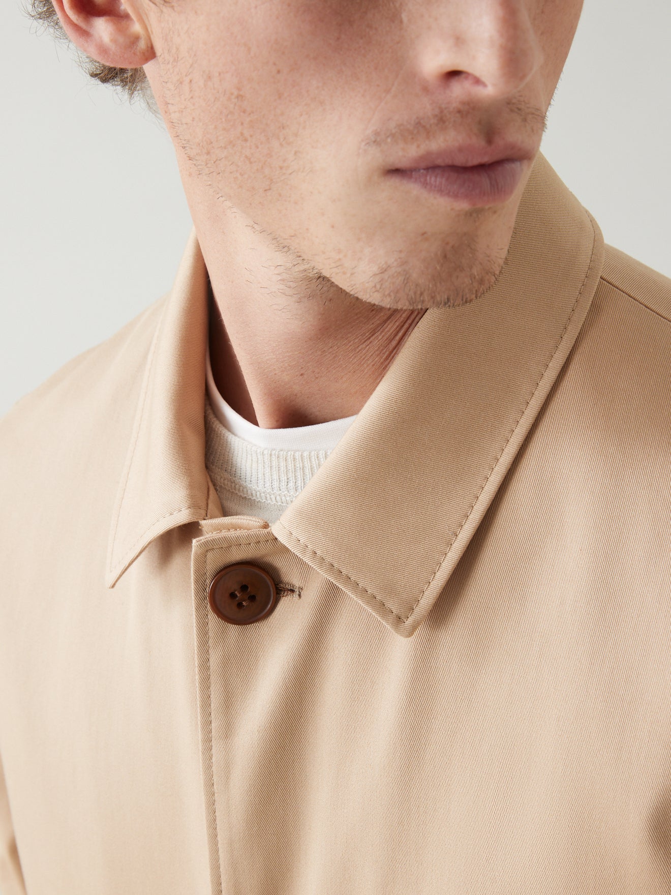 Manteau Car Coat twill homme