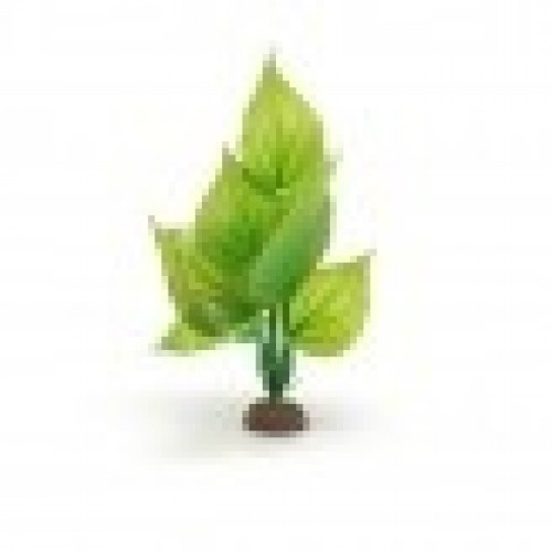 Planta artificial Lizardi de 20 cm na cor verde.