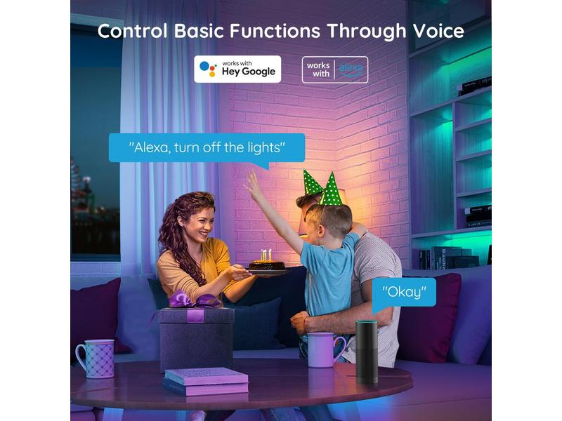Govee LED Stripe Smart Wi-Fi   Bluetooth, 10 m, RGB LED-Leuchtstreifen