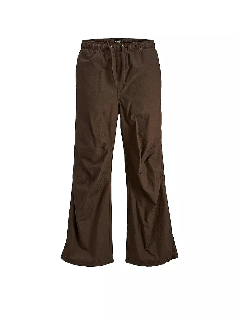 JACK & JONES Jogginghose JPSTPARACHUTE JJPANT braun