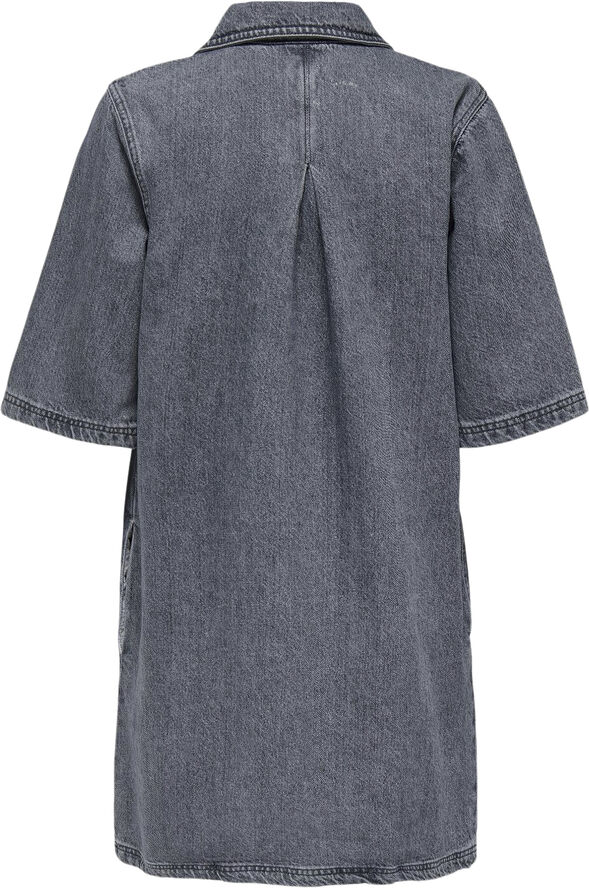 ONLY ONLGRY S/S DRESS DNM AZG Grey denim
