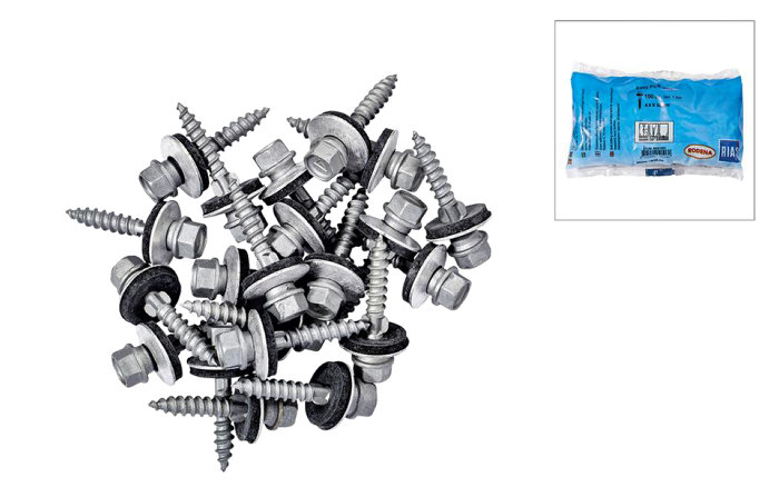 Bundskrue EasyFit D96 100 stk. 4,9 x 30 mm