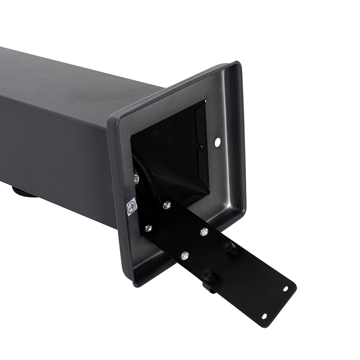Buitenlamp donkergrijs 45 cm met stopcontact IP44 - Malios