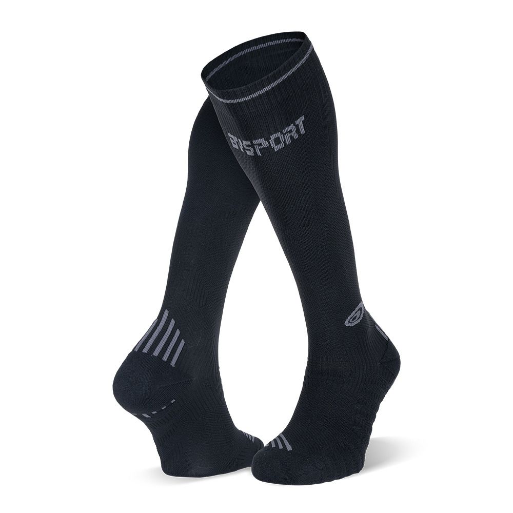 BV Sport RUN COMPRESSION - Chaussettes noir/gris