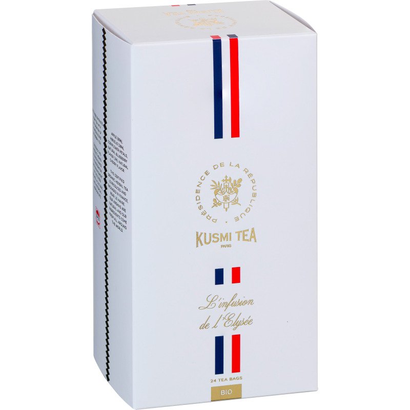 L'infusion de l'Elysée bio Kusmi Tea - Boîte de 24 sachets