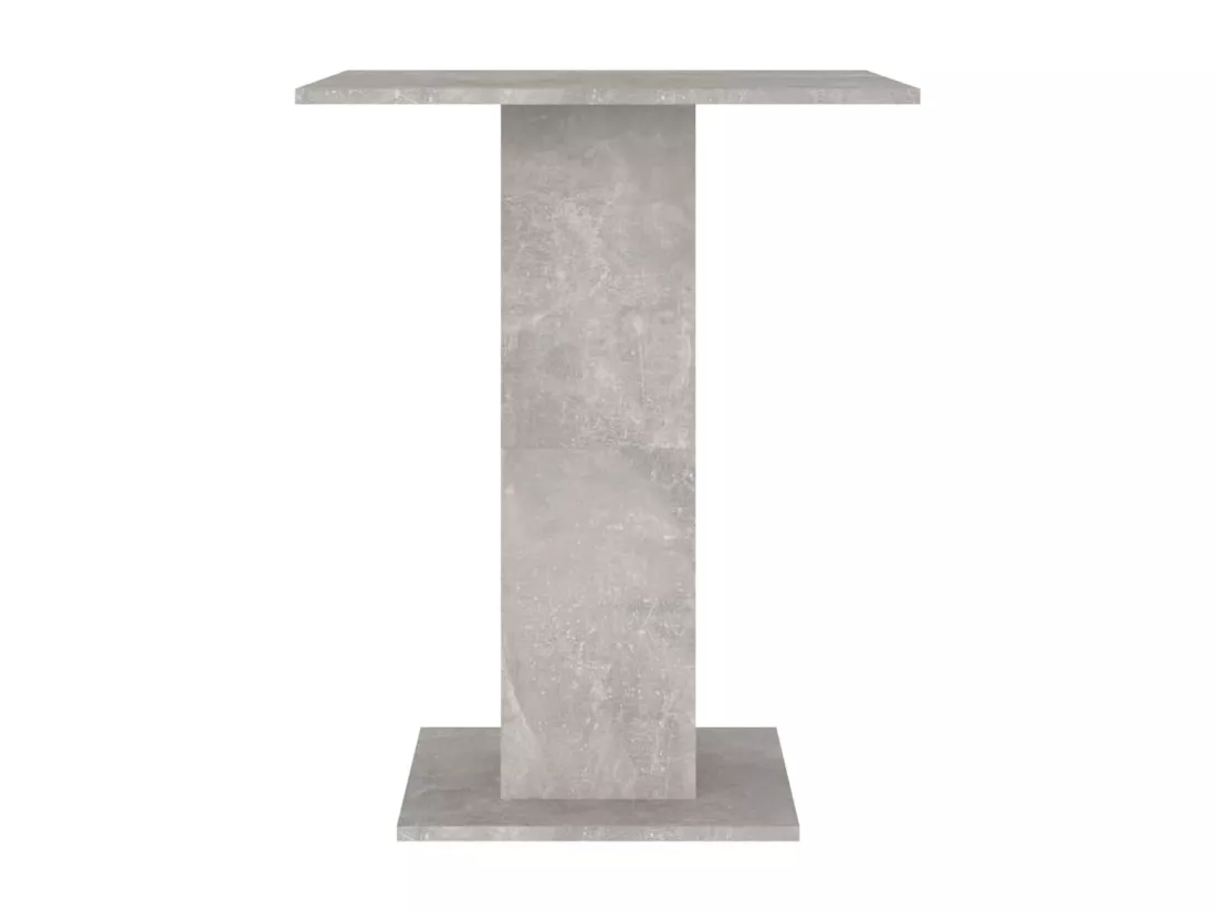 Table de bistro Gris béton 60x60x75 cm Aggloméré