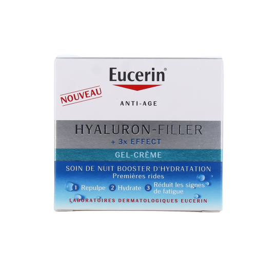 Eucerin Hyaluron Filler 3X Effect gel crème de nuit - Premières rides