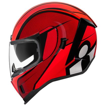 Casque Icon AIRFORM - CONFLUX - Rouge