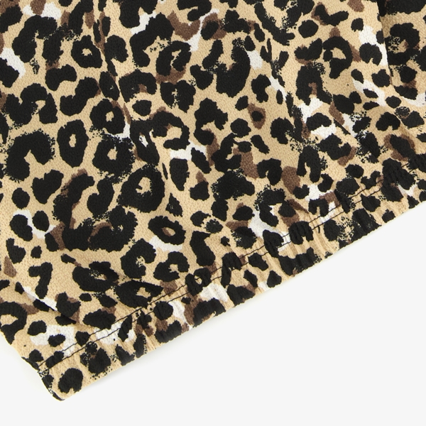 TwoDay dames T-shirt zwart/bruin met print