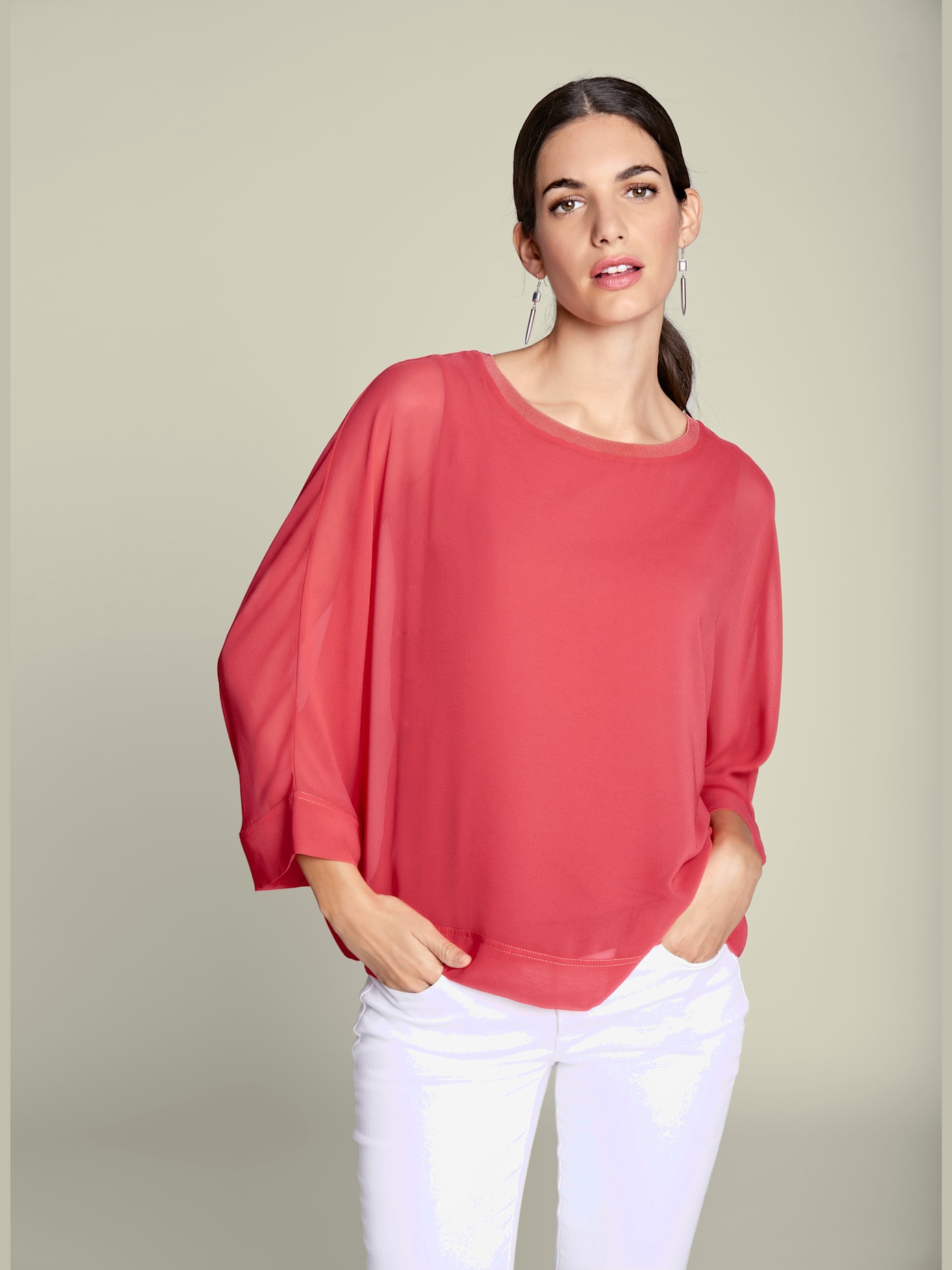 T-shirt look ample tendance