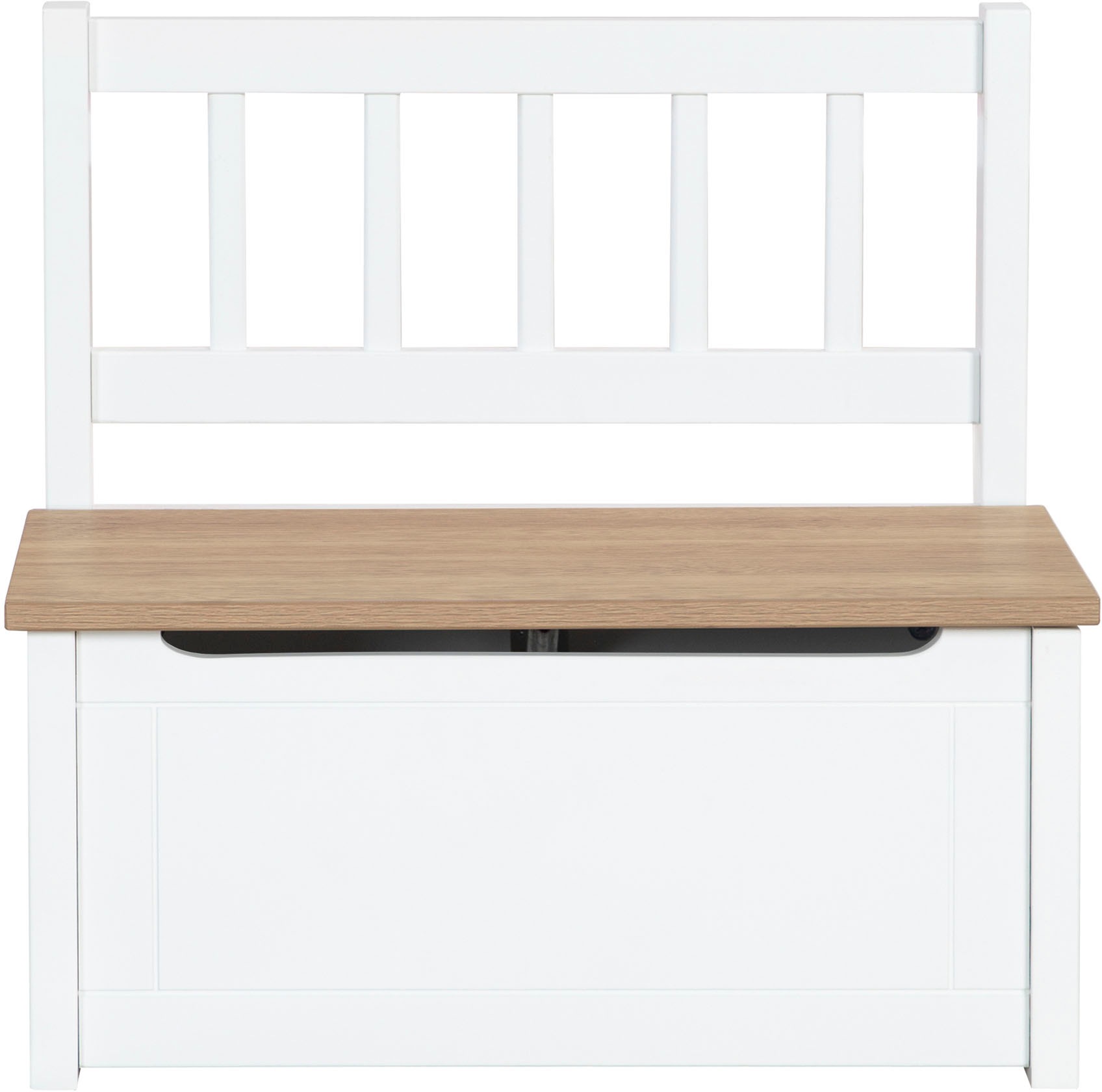 roba® Truhenbank »Woody, natur & weiss« aufklappbar