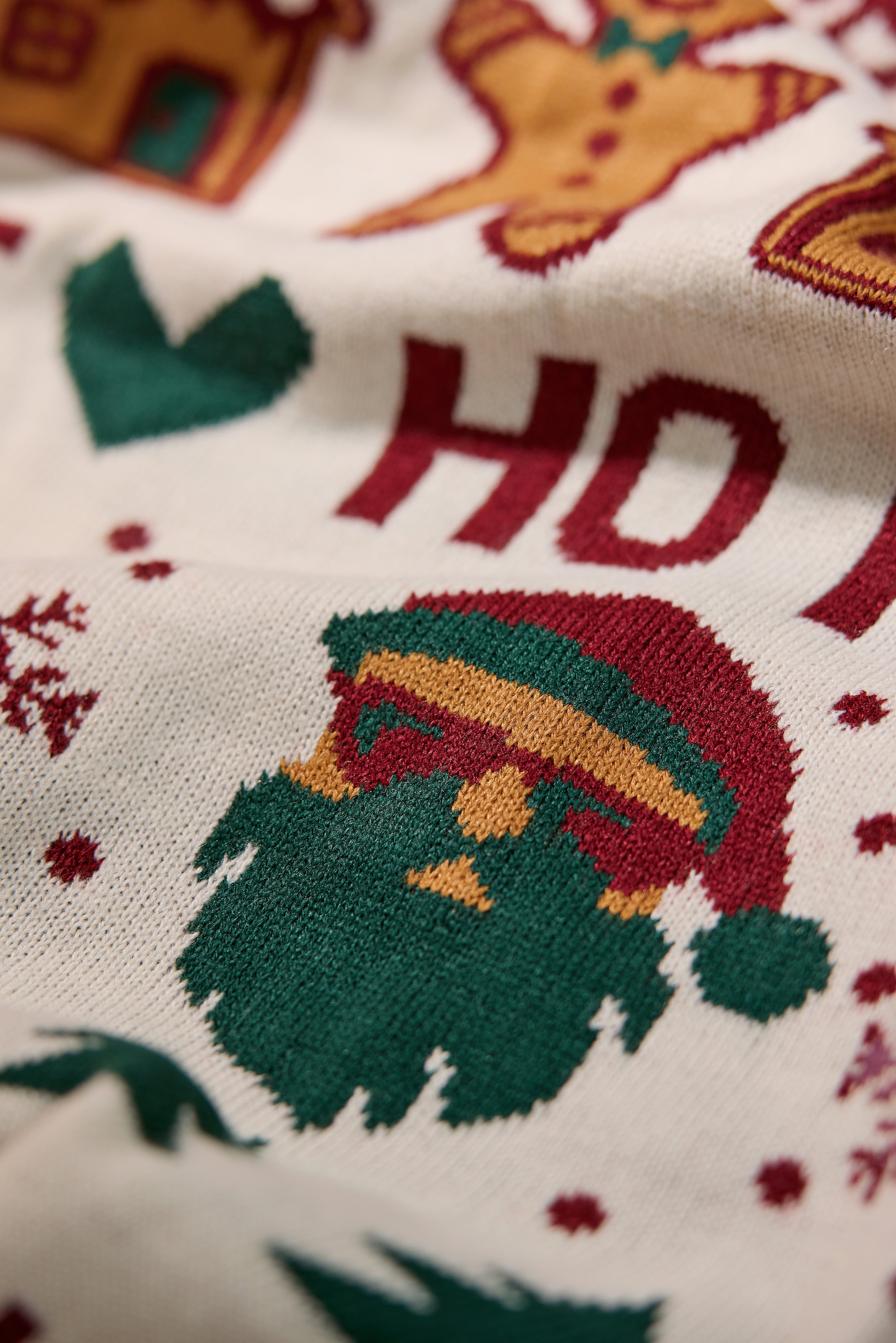 LINDBERGH Weihnachtspullover , mit Intarsien Muster